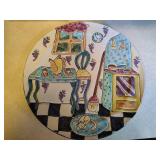 CJ Niehaus Modernist Decorative Plate CJ Niehaus Modernist Decorative Plate