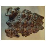 Vintage Japanese Cryptomeria Wood Carved Toad Vintage Japanese Cryptomeria Wood Carved Toad