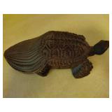 Japanese Hand Carved Wood Turtle Japanese Hand Carved Wood Turtle