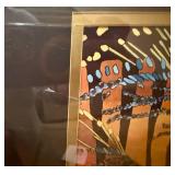Framed Fish Print Signed Framed Fish Print Signed