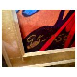Framed Fish Print Signed Framed Fish Print Signed