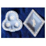 Wedgwood Pale Blue Spade and Diamond Candy Dishes Wedgwood Pale Blue Spade and Diamond Candy Dishes
