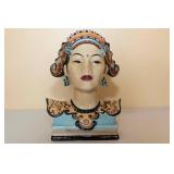 Goldscheider Signed "Bali Head" Porcelain Bust Goldscheider Signed "Bali Head" Porcelain Bust