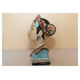 Goldscheider Signed "Bali Head" Porcelain Bust Goldscheider Signed "Bali Head" Porcelain Bust