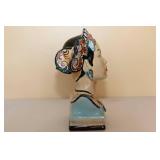 Goldscheider Signed "Bali Head" Porcelain Bust Goldscheider Signed "Bali Head" Porcelain Bust