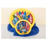 Mexican Wooden "Fish" Bowls and Chimes Mexican Wooden "Fish" Bowls and Chimes