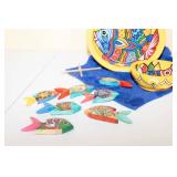 Mexican Wooden "Fish" Bowls and Chimes Mexican Wooden "Fish" Bowls and Chimes