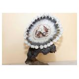 Juan Dell Painted Bronze Native American Bust Juan Dell Painted Bronze Native American Bust