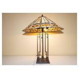 Mission Style Tiffany Inspired Table Lamp Mission Style Tiffany Inspired Table Lamp