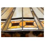 Mission Style Tiffany Inspired Table Lamp Mission Style Tiffany Inspired Table Lamp