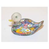 Vintage Murano Millefiori Duck Vintage Murano Millefiori Duck
