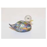Vintage Murano Millefiori Duck Vintage Murano Millefiori Duck