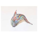 Vintage Murano Millefiori Dolphin Vintage Murano Millefiori Dolphin