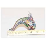 Vintage Murano Millefiori Dolphin Vintage Murano Millefiori Dolphin