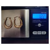 14K Gold Hoop Earrings 14K Gold Hoop Earrings