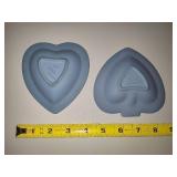 Wedgwood Pale Blue Heart Shaped Candy Dishes Wedgwood Pale Blue Heart Shaped Candy Dishes
