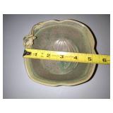 V. Chin Signed Celadon Porcelain Studio Pottery Frog Bowl V. Chin Signed Celadon Porcelain Studio Pottery Frog Bowl