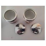 Royal Worcester Evesham Porcelain Egg Coddlers Royal Worcester Evesham Porcelain Egg Coddlers