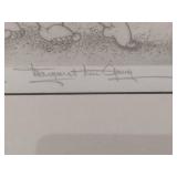 "Faith Hope and Clarity" Etched Print Signed By Margaret Ann Gaug "Faith Hope and Clarity" Etched Print Signed By Margaret Ann Gaug