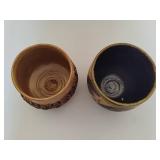 Two Pottery Style Indoor Planters Two Pottery Style Indoor Planters