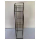 Glass & Brass Hanging Display Case Glass & Brass Hanging Display Case