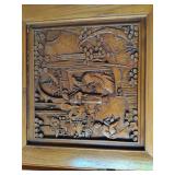Antique Asian Hand Carved Wood Divider Antique Asian Hand Carved Wood Divider
