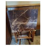 Vintage TV Tray Set w/Stand Vintage TV Tray Set w/Stand