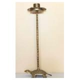 Unique Vintage Turtle Brass Floor Ashtray/Candle Holder Unique Vintage Turtle Brass Floor Ashtray/Candle Holder