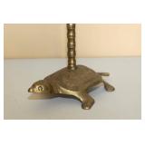 Unique Vintage Turtle Brass Floor Ashtray/Candle Holder Unique Vintage Turtle Brass Floor Ashtray/Candle Holder