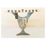 Solid Brass Vintage Menorah / Hannukiah Solid Brass Vintage Menorah / Hannukiah