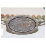 Vintage Menorah / Hannukiah, Mini Menorah and Paperweight Vintage Menorah / Hannukiah, Mini Menorah and Paperweight
