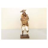 Vintage Mexican Paper Mache Folk Art Figurine Vintage Mexican Paper Mache Folk Art Figurine