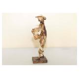 Vintage Mexican Paper Mache Folk Art Figurine Vintage Mexican Paper Mache Folk Art Figurine