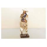Vintage Mexican Paper Mache Folk Art Figurine Vintage Mexican Paper Mache Folk Art Figurine