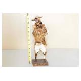 Vintage Mexican Paper Mache Folk Art Figurine Vintage Mexican Paper Mache Folk Art Figurine