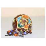 Turkish Ceramic Art Hanging Pottery Ball Turkish Ceramic Art Hanging Pottery Ball