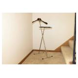 Mid Century Metal and Wood Valet Stand Mid Century Metal and Wood Valet Stand