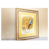 Vintage Sandu Liberman "Celebratory Dance" Artwork Vintage Sandu Liberman "Celebratory Dance" Artwork