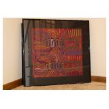 Beautiful Mola Textile Framed Artwork Beautiful Mola Textile Framed Artwork