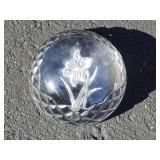 Two Waterford Paperweights Two Waterford Paperweights