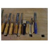 Assorted Wood Chisels Assorted Wood Chisels
