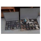 *2* Metal Organizers with Assorted Hardware *2* Metal Organizers with Assorted Hardware