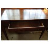 Assorted Furniture - Writing Desk, Ottoman, Side Tables Assorted Furniture - Writing Desk, Ottoman, Side Tables