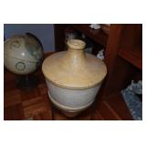 Stoneware Vase on Stand Stoneware Vase on Stand