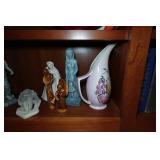 Assorted Home Décor - Bird Houses, Statues, Plates Assorted Home Décor - Bird Houses, Statues, Plates