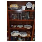 Assorted Home Décor - Vases, Clock, Plates Assorted Home Décor - Vases, Clock, Plates