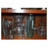 Assorted Home Décor - Vases, Clock, Plates Assorted Home Décor - Vases, Clock, Plates
