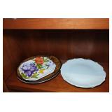 Assorted Home Décor - Vases, Clock, Plates Assorted Home Décor - Vases, Clock, Plates