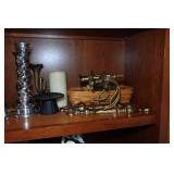 Assorted Home Décor - Candle Holders, Statues, Wine Glasses Assorted Home Décor - Candle Holders, Statues, Wine Glasses