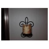 Wall Mirror and Candle Sconces Wall Mirror and Candle Sconces